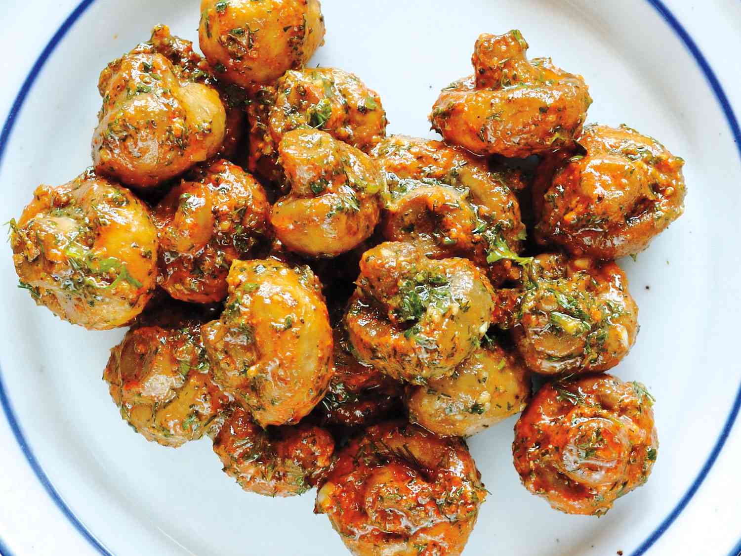 Mushroom Pickle Preparation